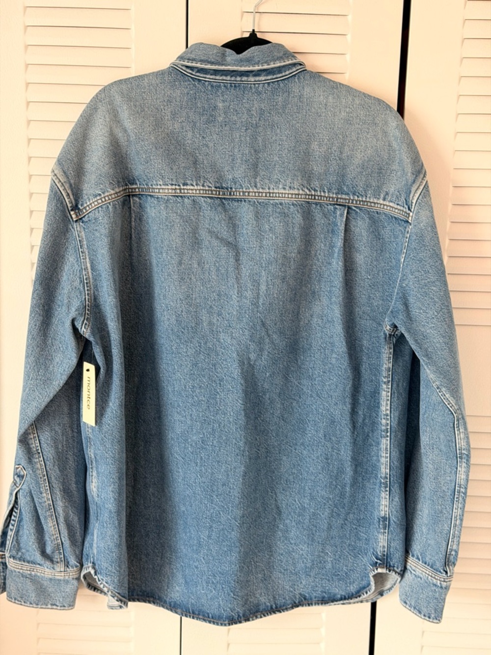NWT AGOLDE Camryn Denim Shirt Jacket - Picture 5 of 11